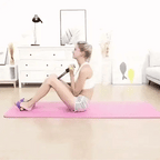 Fitnessband mit Fußstützen — Ganzkörper-Training für Zuhause, Lila & Rosa -    Zorenza