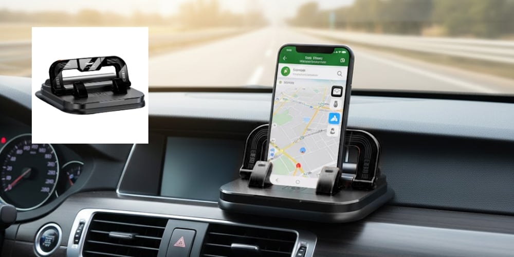 Handy-Halterung Auto faltbar mit Anti-Rutsch-Silikon -    Zorenza