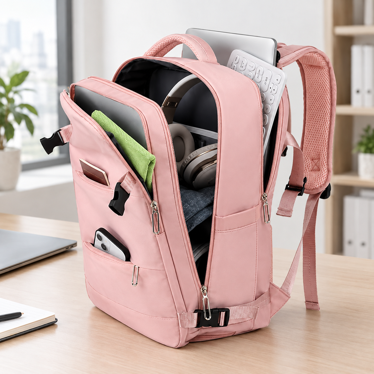 Reiserucksack Business mit USB-Anschluss -    Zorenza