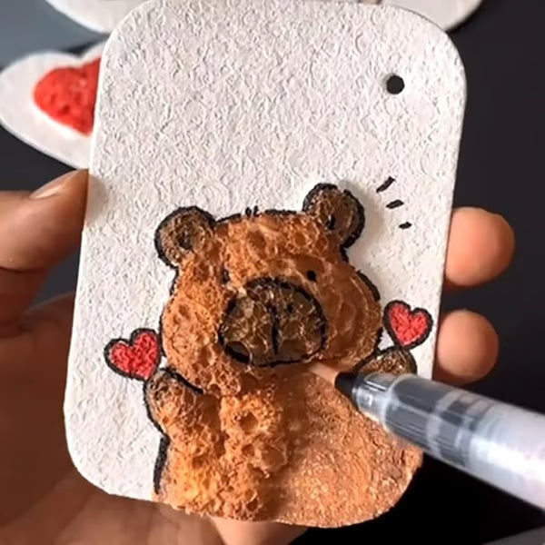 3D-Schaum-Malset mit Strukturpapier und Zubehör -    Zorenza