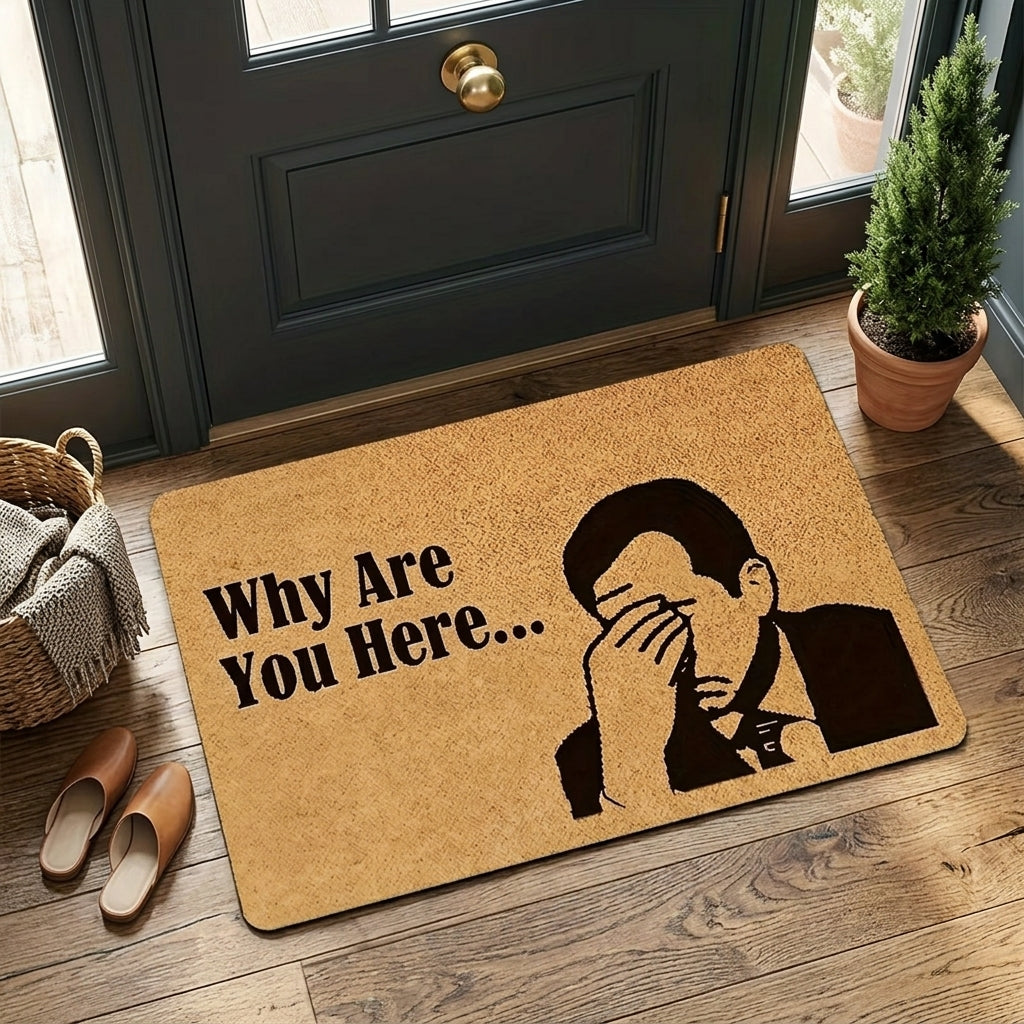 Fußmatte mit Motiv – Humorvoller Empfang für den Hauseingang -    Zorenza