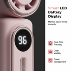 Clip-Ventilator tragbar mit LED-Display -    Zorenza