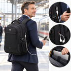 Laptoprucksack Wasserdicht mit USB-Anschluss -    Zorenza