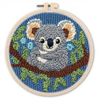 Punch Needle Set mit bunter Wolle und Stickrahmen -    Zorenza