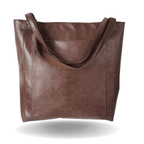 Leder-Shopper Vintage Stil für Laptop und Alltag -    Zorenza