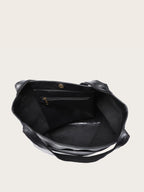 Leder-Shopper Vintage Stil für Laptop und Alltag -    Zorenza