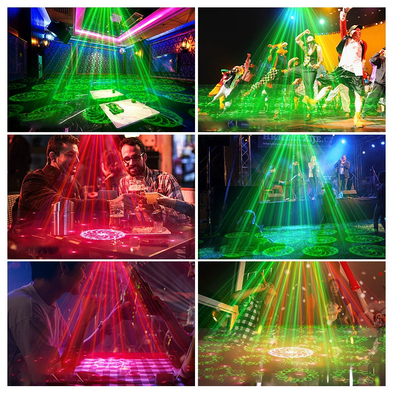 Laser Partybeleuchtung mit Fernbedienung und Musiksteuerung -    Zorenza