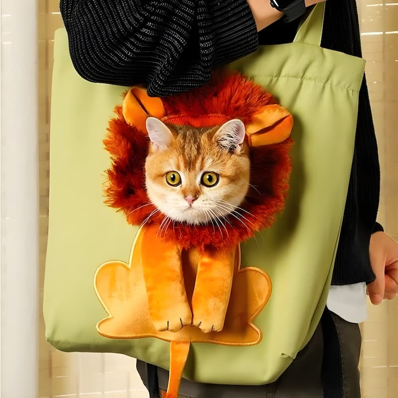 Haustiertasche mit Kopföffnung für Katzen und Hunde bis 7 kg -    Zorenza