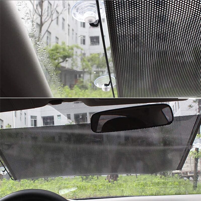 Auto-Sonnenschutz ausziehbar mit Saugnapf-Befestigung -    Zorenza
