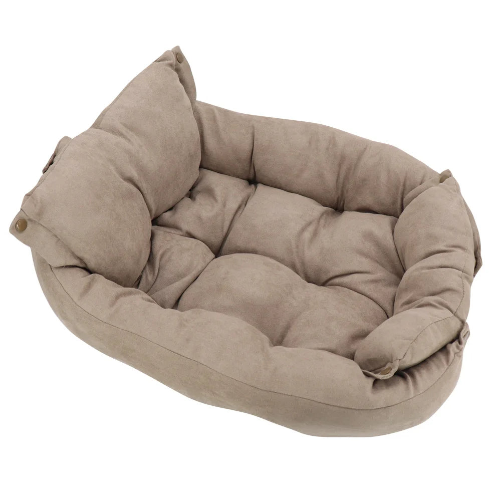 3-in-1 Haustierbett – Sofa, Matte oder Schlafhöhle Zorenza