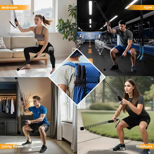 Gewichtete Federtrainingsseile – Heimfitness-Ausrüstung - Zorenza