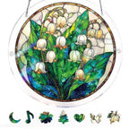 Sonnenfänger Acryl rund 18,8 cm – Farbspektrum-Design -    Zorenza