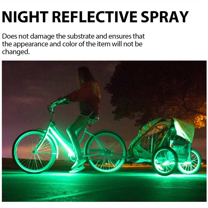 Reflektierender Spray für Fahrrad und Kleidung – 100 ml -    Zorenza