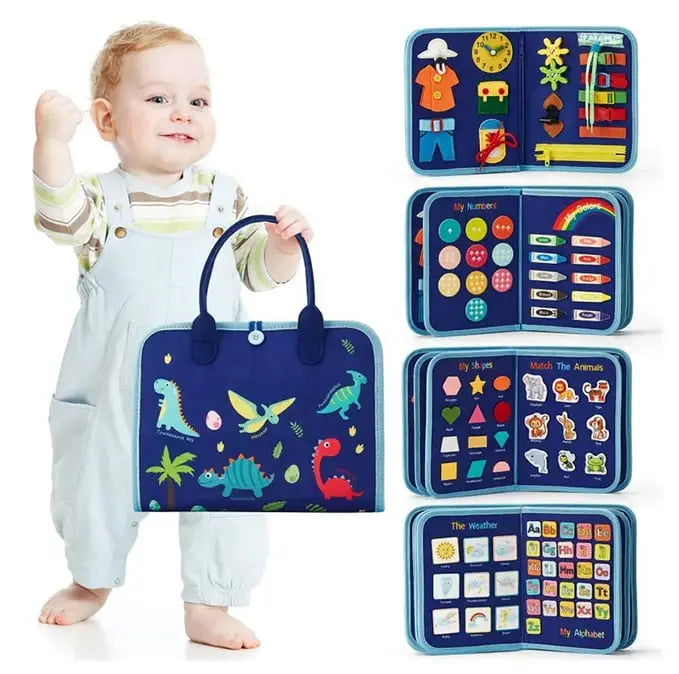 Montessori Busy Board mit Lernaktivitäten -    Zorenza