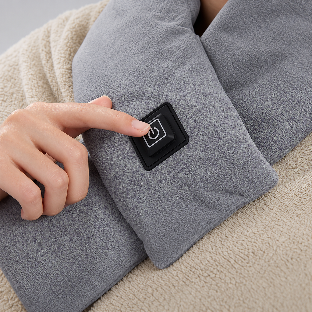 Heizschal Fleece mit 3 Wärmestufen -    Zorenza