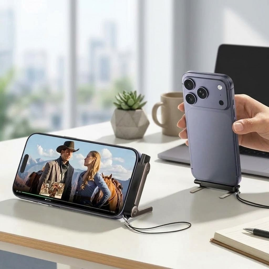 USB-C-Ladeadapter mit 360°-Klappständer -    Zorenza