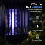 Solar Insektenvernichter mit UV-Licht und Schutzgitter -    Zorenza