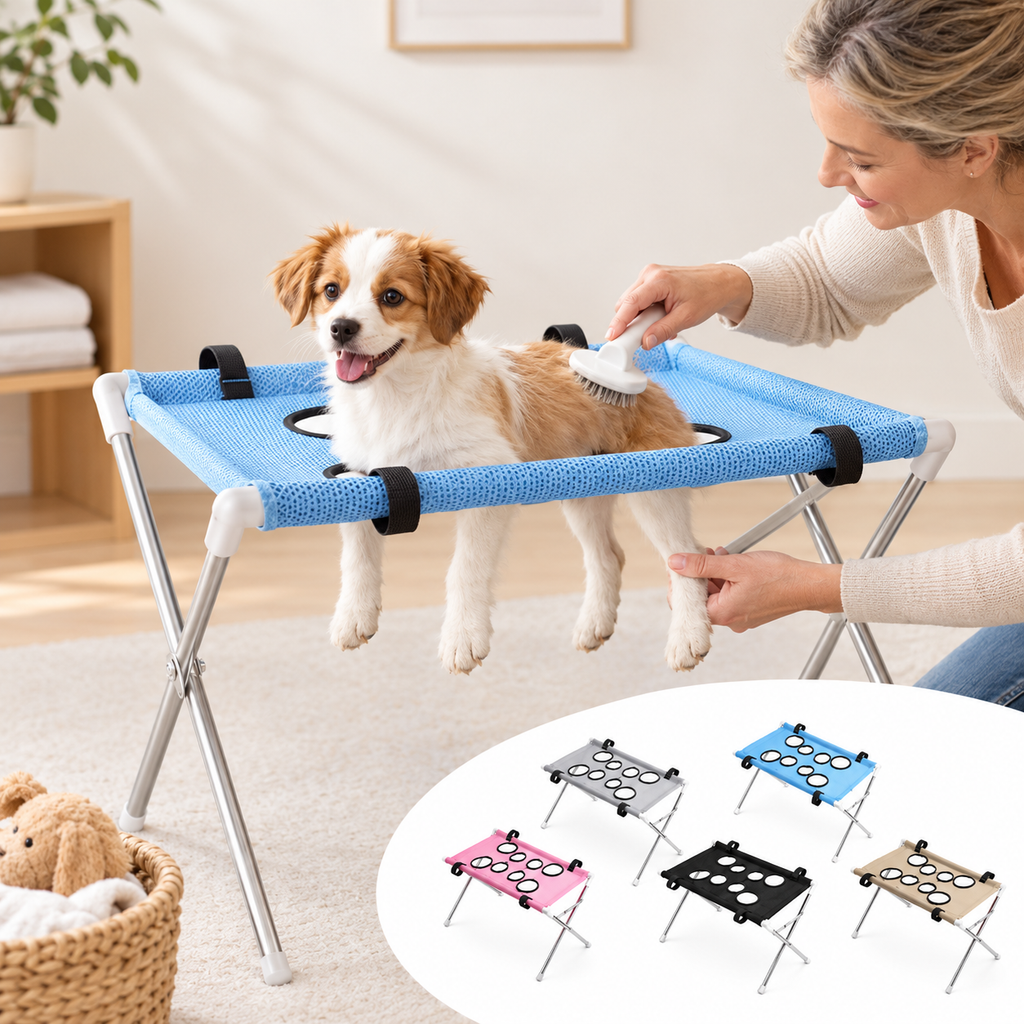 Klapptisch für Tierpflege aus Edelstahl -    Zorenza