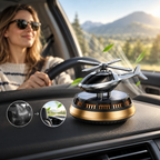 Solar-Autoduft mit rotierenden Rotorblättern -    Zorenza
