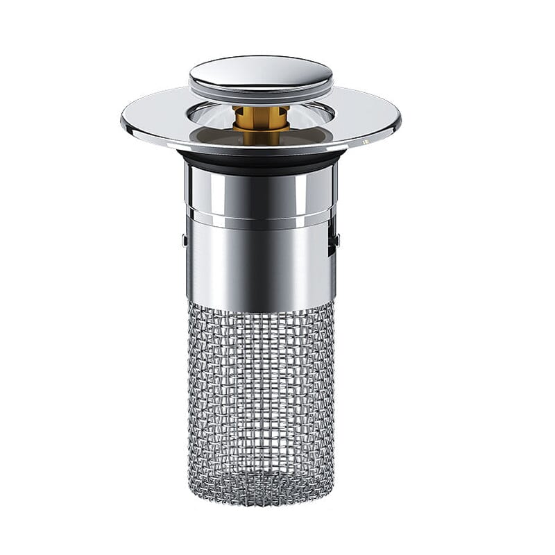 Abflussfilter Edelstahl mit Pop-up-Mechanismus -    Zorenza