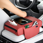 Auto-Mittelarmlehne mit USB-Ladefunktion – Getränkehalter & Stauraum Zorenza
