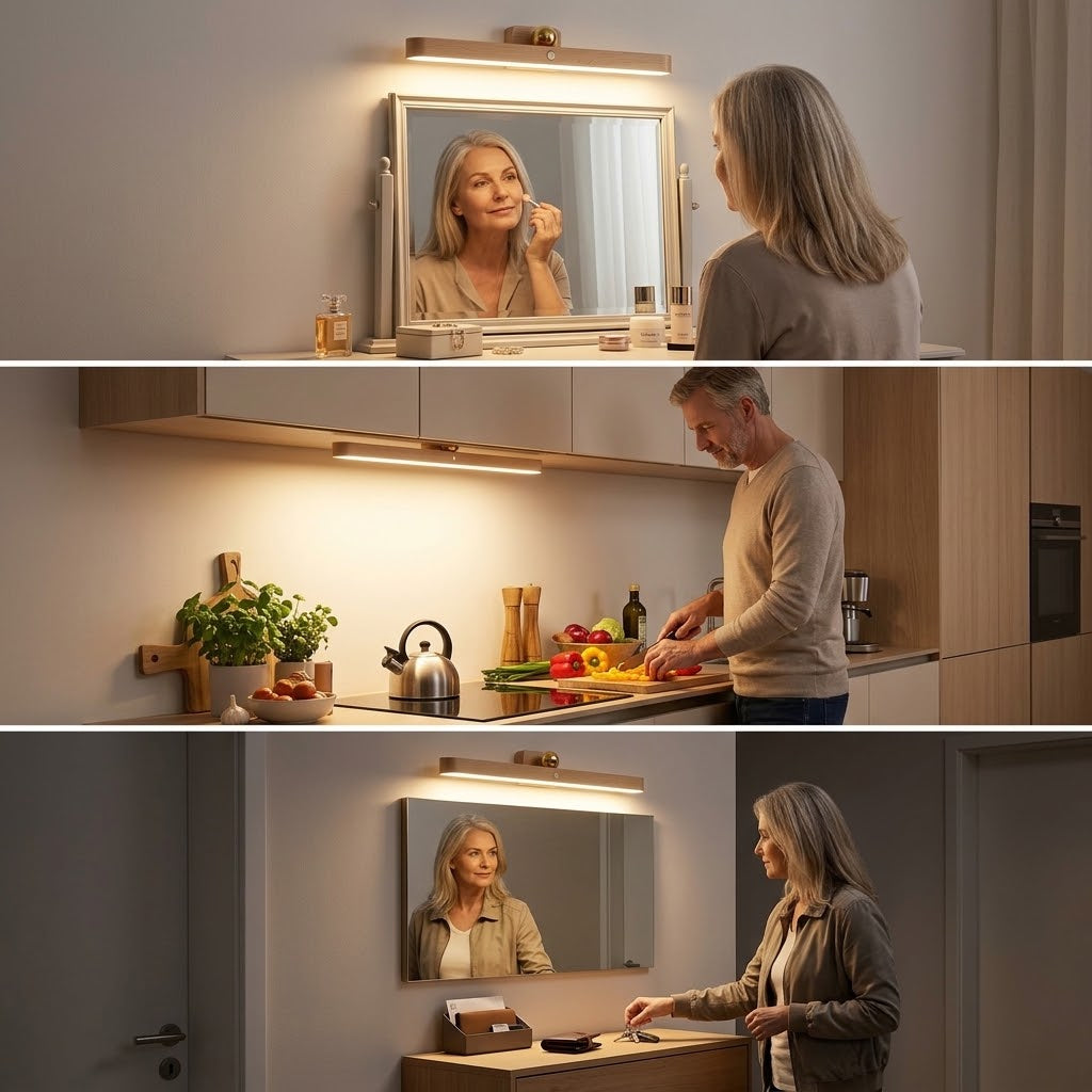 LED-Leuchte kabellos mit Magnethalterung und Touch-Steuerung -    Zorenza