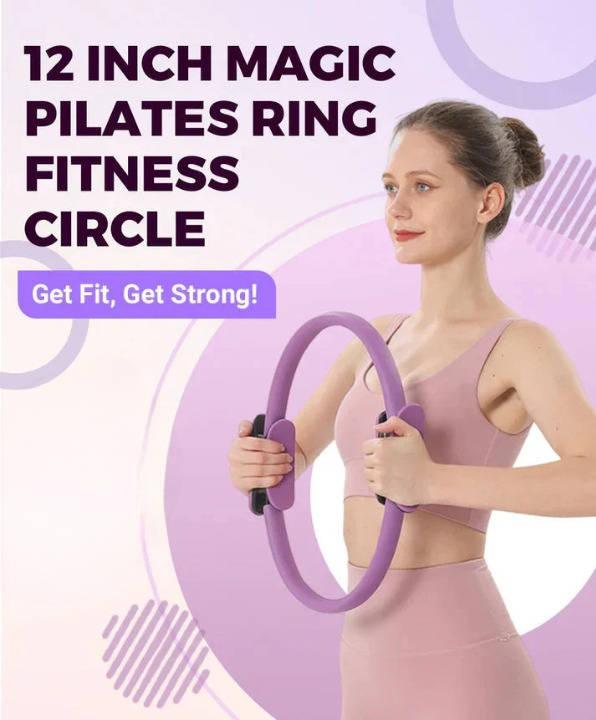 Pilates-Ring mit rutschfesten Griffen – Ganzkörper-Widerstandstraining Zorenza