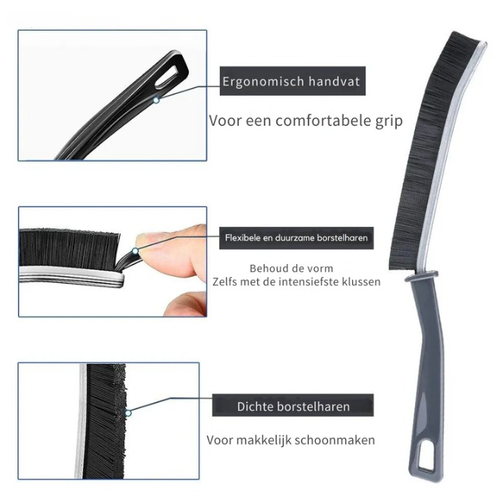 Schmale Fugen-Reinigungsbürsten-Set – Für jede enge Ecke (2er-set) Zorenza