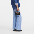 Mini-Handtasche mit Lederdetails und Goldverschluss -    Zorenza