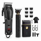 Trimmer-Set 3-teilig – Haarschneider, Barttrimmer und Präzisionstrimmer -    Zorenza