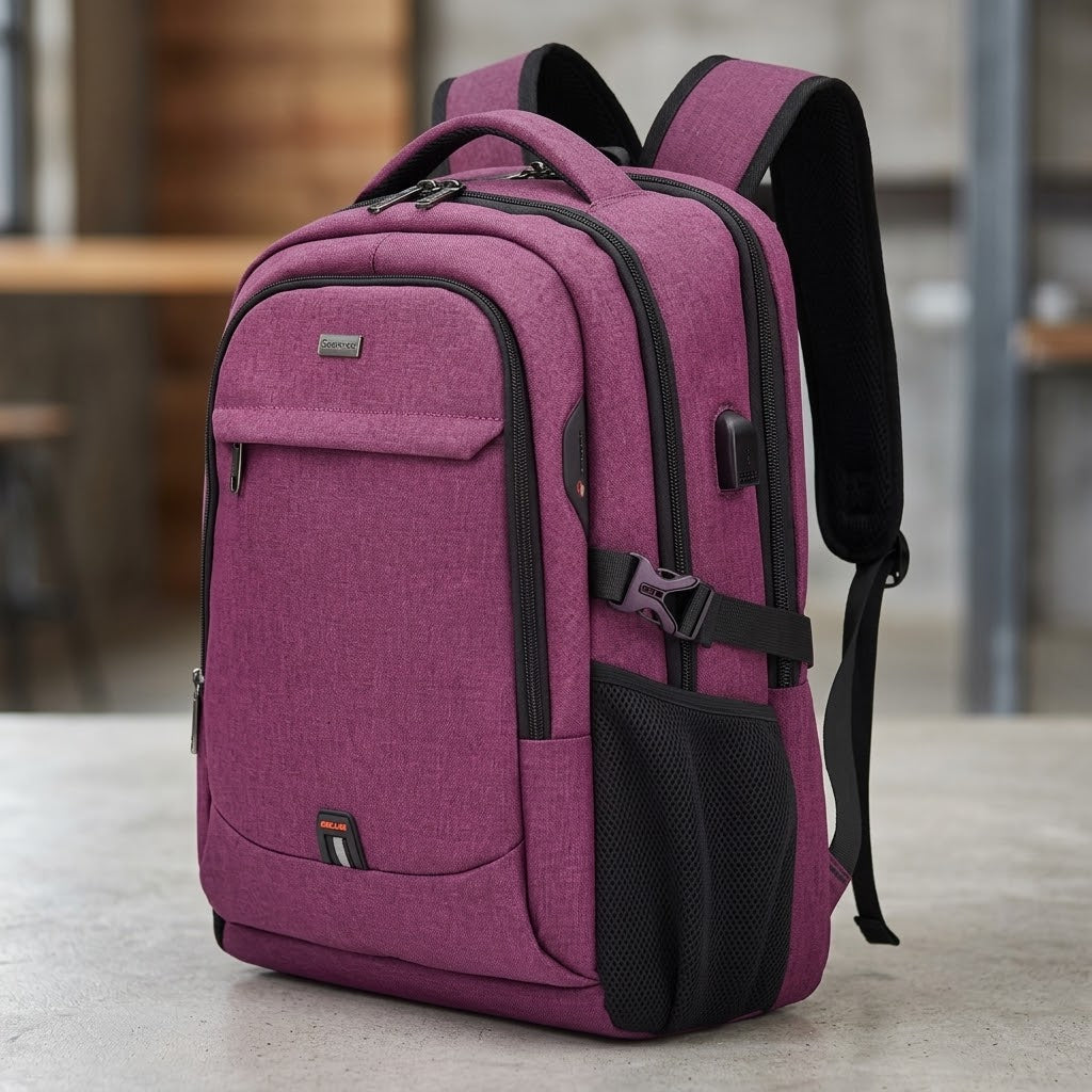 Laptoprucksack Wasserdicht mit USB-Anschluss -    Zorenza