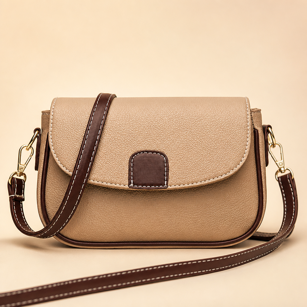 Crossbody-Tasche aus weichem Leder mit Magnetverschluss -    Zorenza