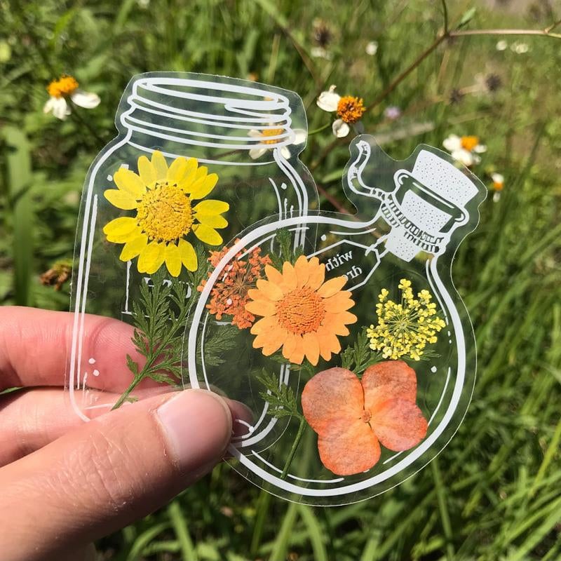 Trockenblumen-Lesezeichen-Set – 30 Stück mit Quaste Zorenza