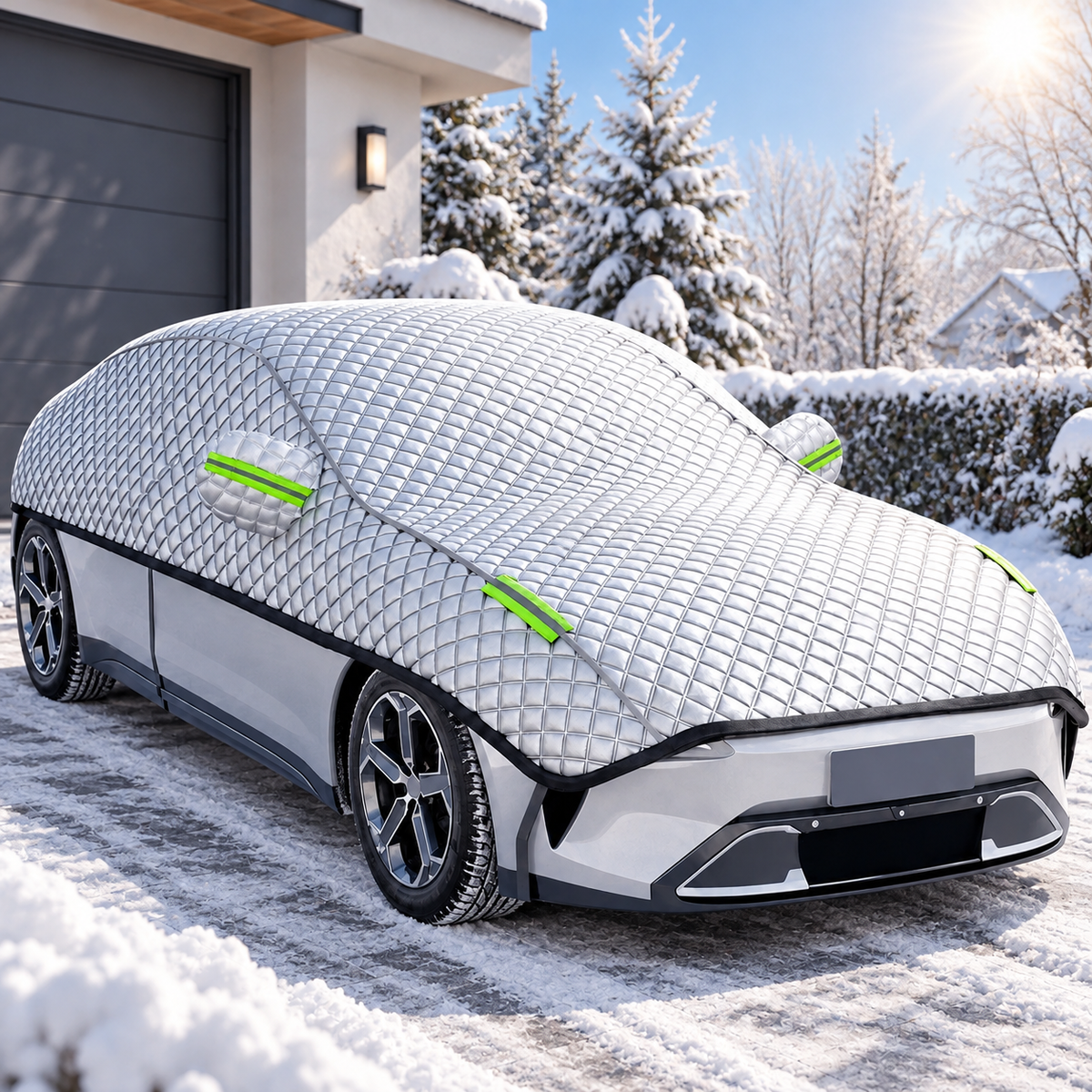 PEVA-Autoabdeckung wasserdicht mit UV-Schutz – für SUV und Limousine -    Zorenza