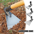 Gartenhacke Stahl für Unkrautentfernung und Bodenlockerung -    Zorenza