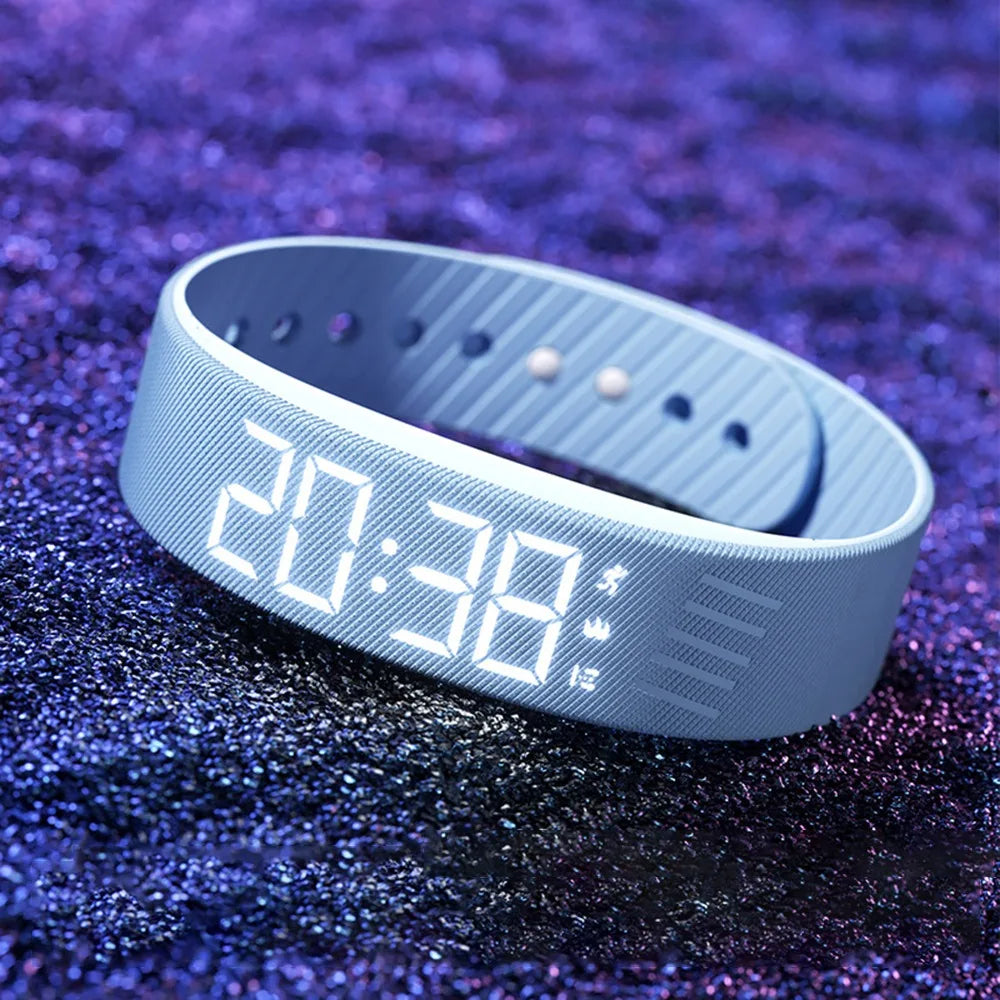 Vibrations-Wecker Armband mit LED-Anzeige -    Zorenza