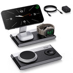 Wireless Ladestation 3-in-1 faltbar magnetisch für Smartphone -    Zorenza