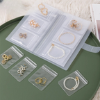 Schmuck-Organizer-Buch mit 30 transparenten Taschen Zorenza