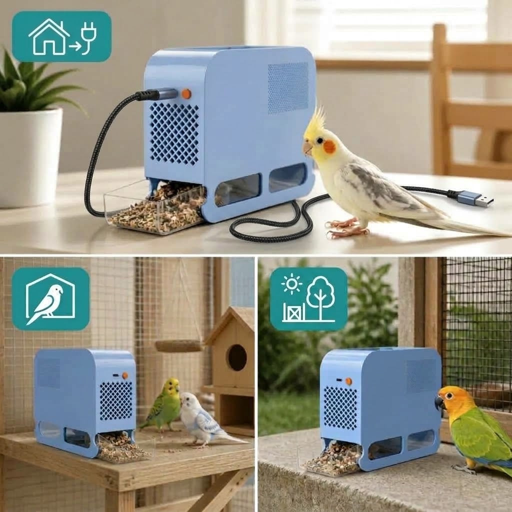 Elektrischer Sämaschinen-Entspelzer mit fünf Windstufen -    Zorenza