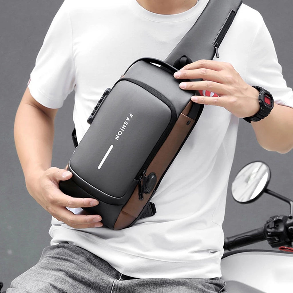 Anti-Diebstahl Rucksack mit USB-Ladeanschluss und Laptopfach -    Zorenza
