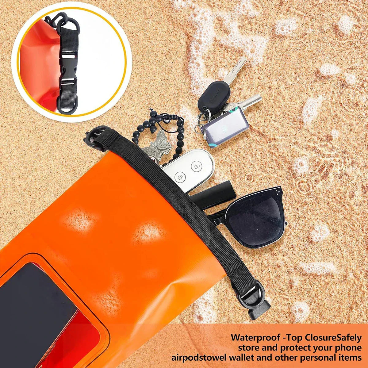 Wasserfeste Handytasche mit Sichtfenster -    Zorenza