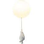 Deckenleuchte Bär mit Ballons – LED Pendelleuchte Kinderzimmer -    Zorenza