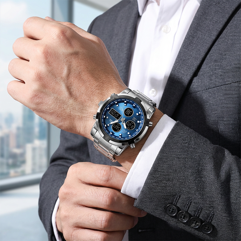 Digitale Armbanduhr mit Multifunktions-Display -    Zorenza