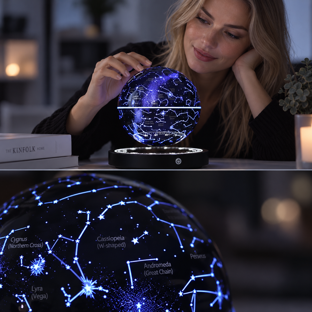 Schwebende Sternbildlampe mit magnetischer Levitation -    Zorenza