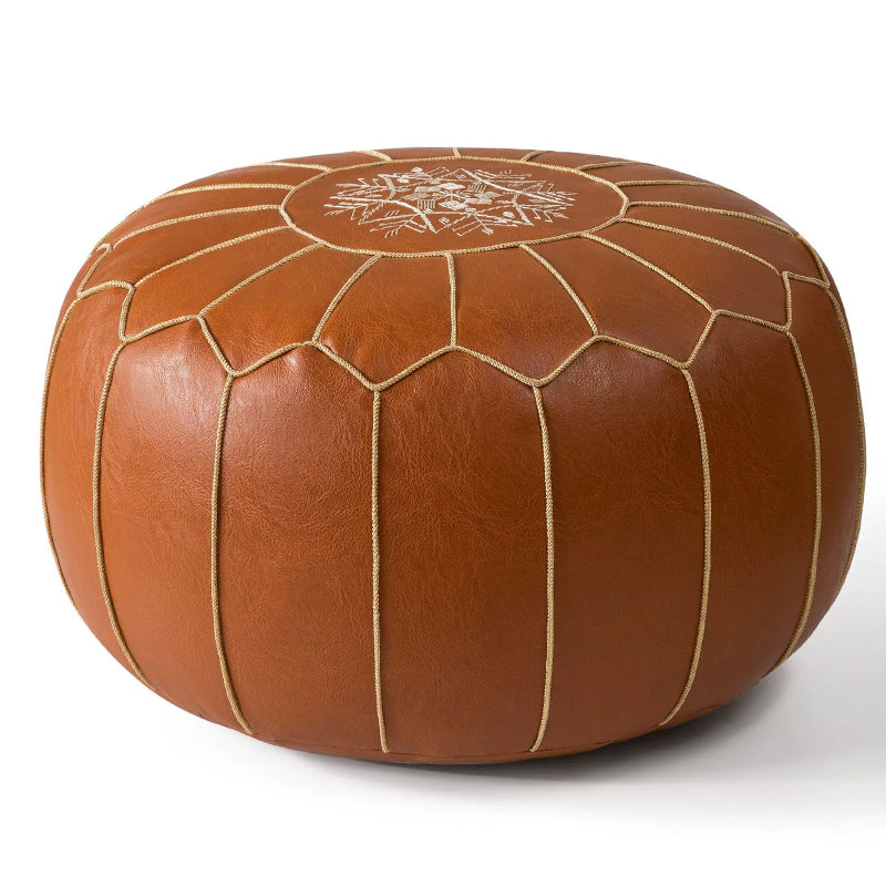 Pouf mit Stauraum und Handstickerei -    Zorenza