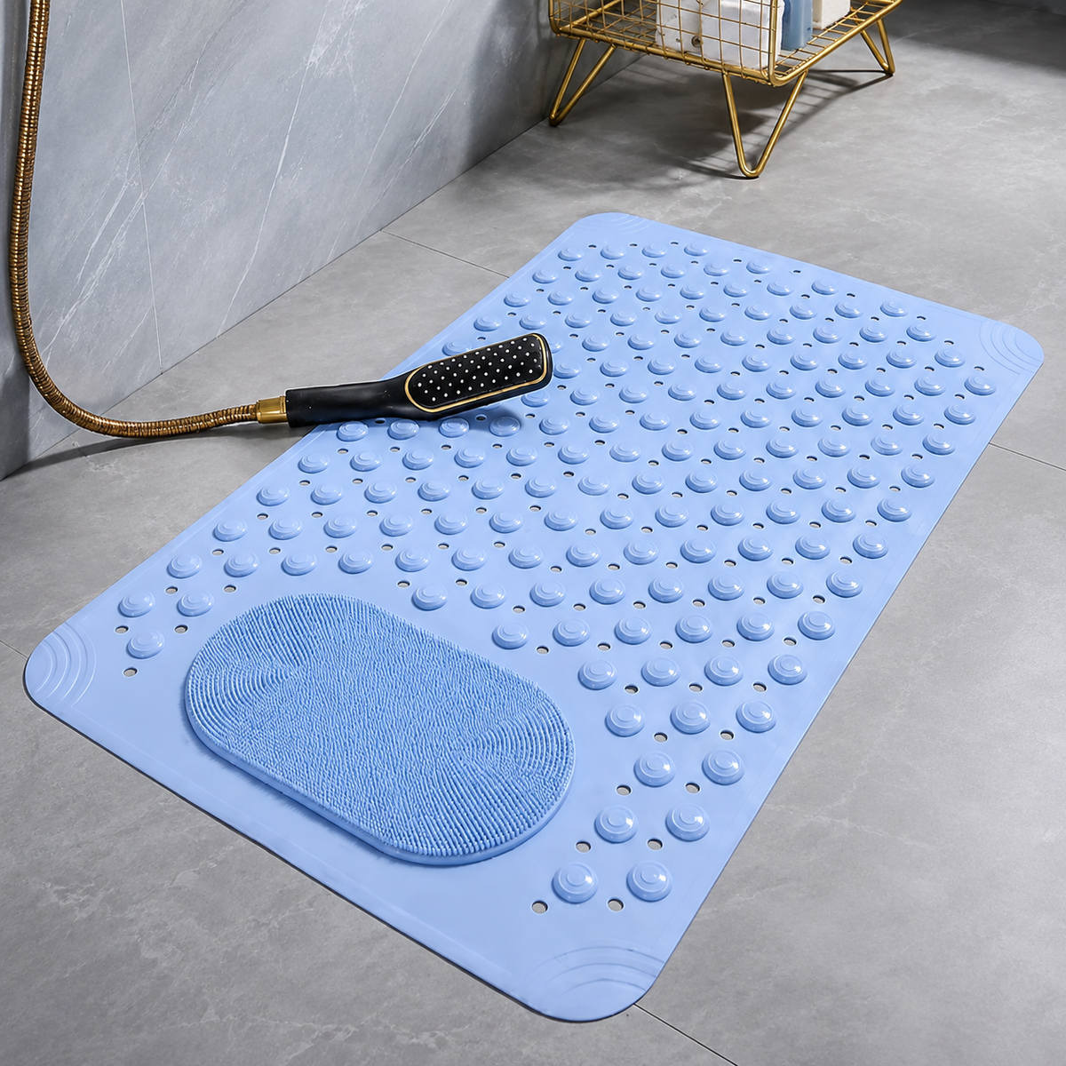 Antirutschmatte Dusche mit Massagenoppen und Saugnäpfen -    Zorenza