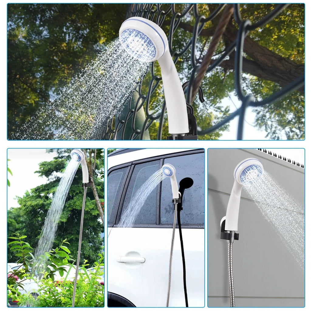 Campingdusche USB Akku mit faltbarem Wassereimer 20L -    Zorenza