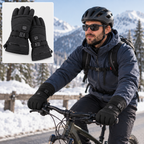 Beheizbare Handschuhe mit 3 Heizstufen und Touchscreen-Funktion -    Zorenza