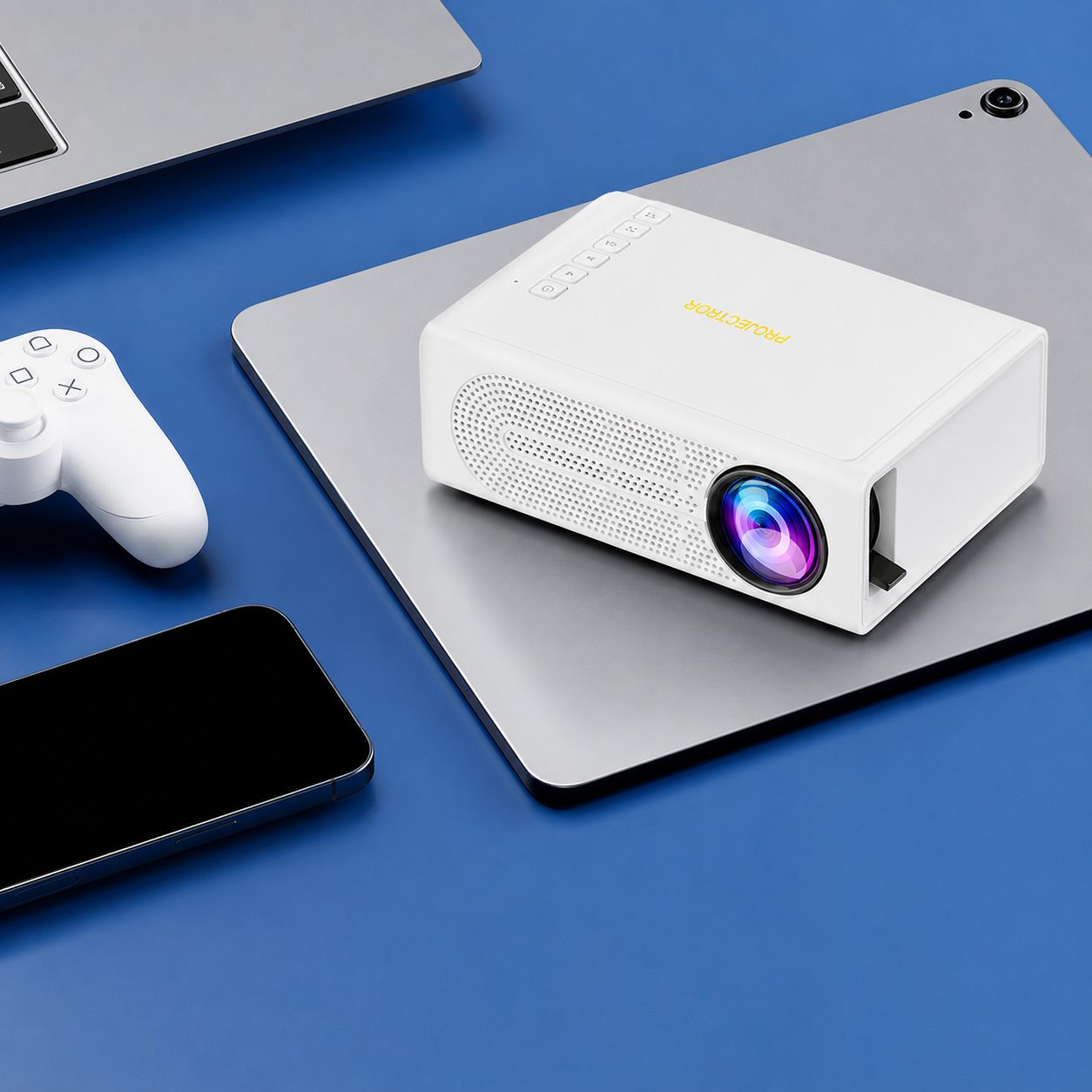 Mini Beamer Projektor HD USB draagbaar für Heimkino -    Zorenza