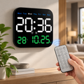 Digitale Wanduhr LED mit Fernbedienung -    Zorenza